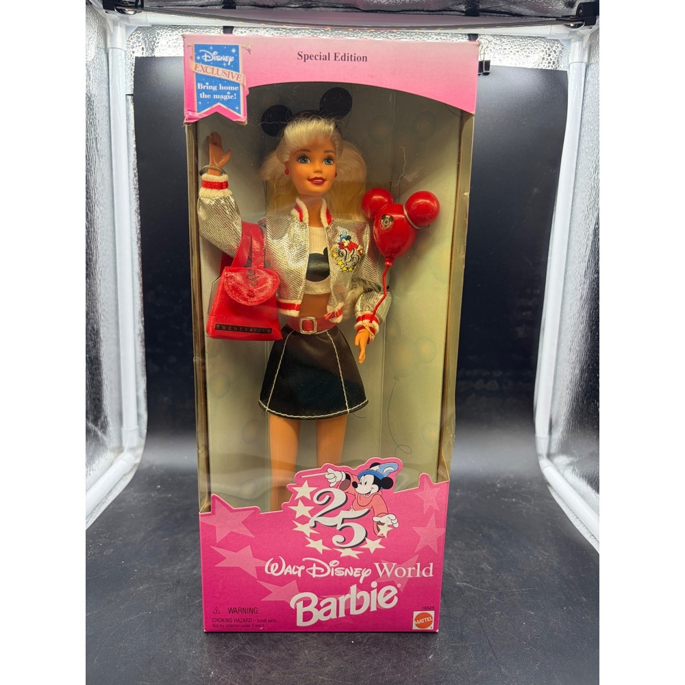 Walt Disney World Barbie 25th Anniversary Special Edition Mattel 16525 1996 NIB